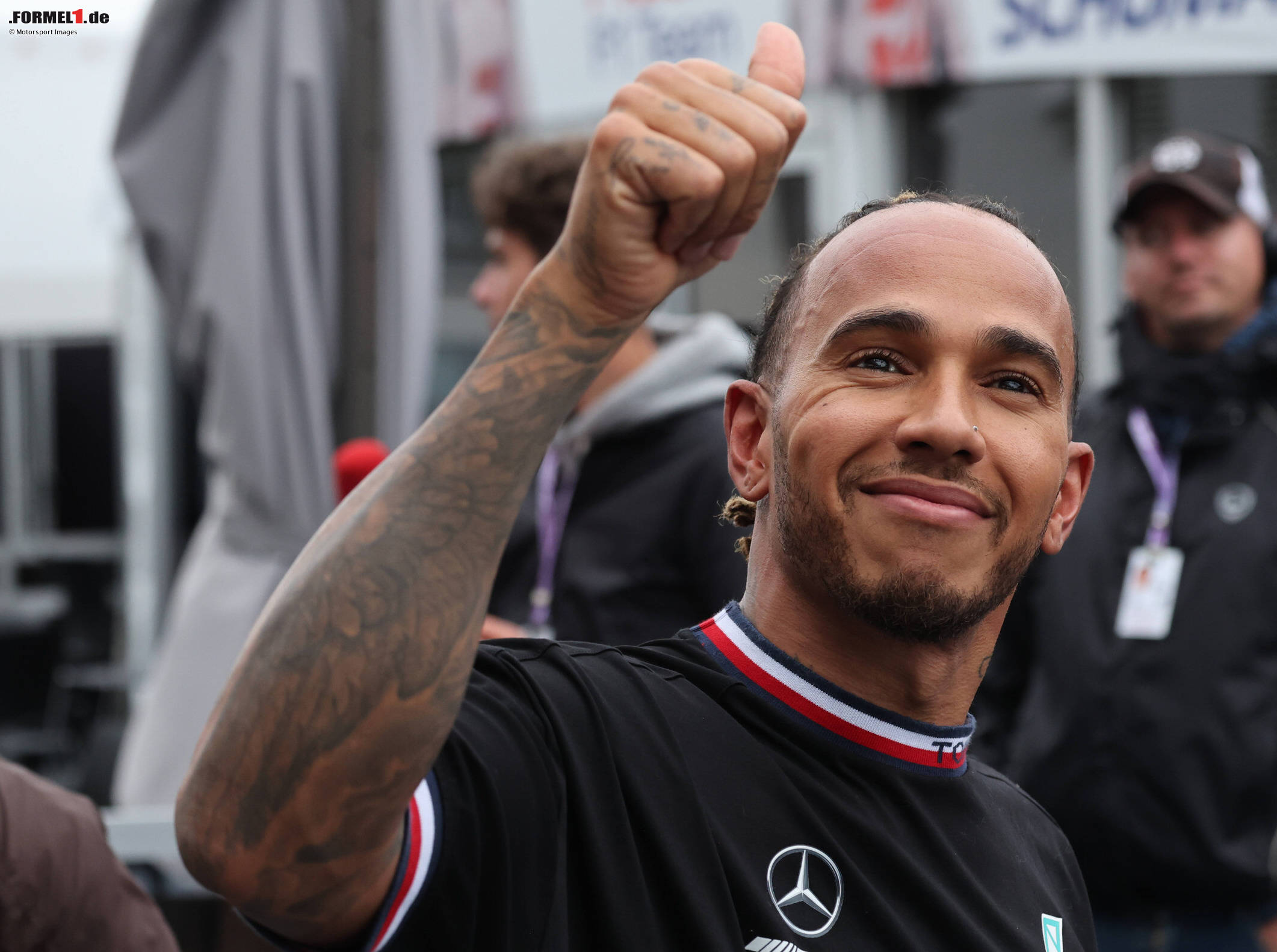 Lewis Hamilton jubelt über Platz vier So geil wie beim ersten