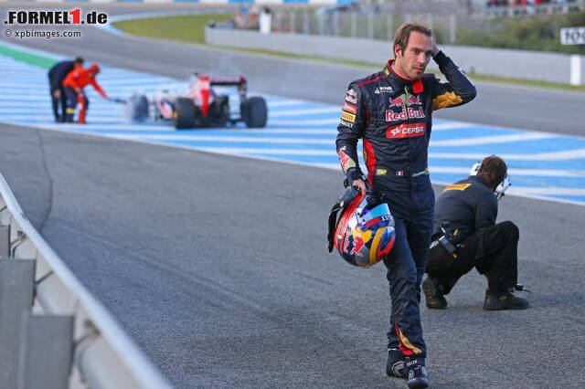 Jean-Eric Vergne (Toro Rosso) - Testfahrten in Jerez, Spanien, 30.01.2014 - Formel-1-Fotos