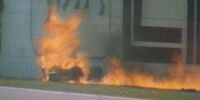 Galerie: Gerhard Bergers Feuerunfall 1989 in Imola und dessen Folgen