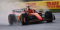Foto zur News: Regen bremst Ferrari aus: Leclerc crasht mit kalten Reifen