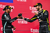 Hamilton & Ricciardo: War dieser 'Shoey' eigentlich legal?