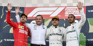 Formel 1 Suzuka 2019: Bottas-Sieg sichert Mercedes beide WM-Titel