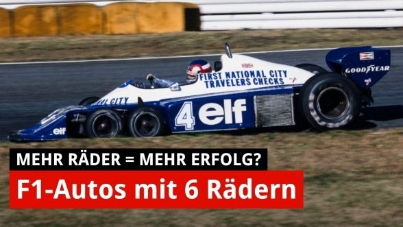 Formel-1-Geschichte: Autos mit sechs Rädern!