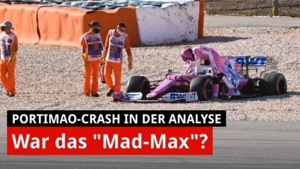 Analyse Crash Verstappen vs. Stroll in Portimao