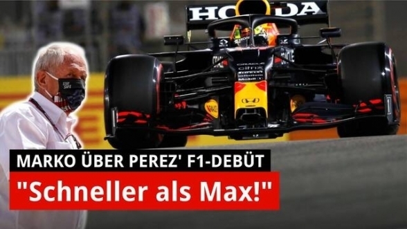 Marko: Perez-Rennspeed 'auf Level von Verstappen'