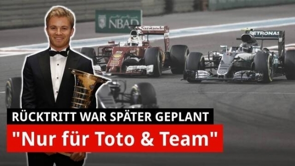 Rosberg: Rücktritt war eigentlich später geplant!