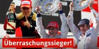 Die größten Überraschungssieger der Formel 1 seit 1996