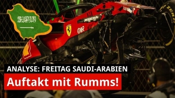 F1 in Saudi-Arabien: Schwerer Crash am Freitag!