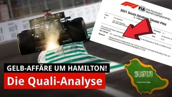 Saudi-Qualifying: Doppelgelb-Affäre um Hamilton!