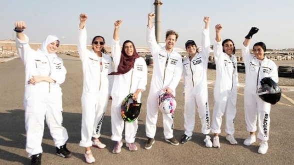 Sebastian Vettel: #Race4Women in Saudi-Arabien