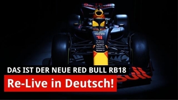 Präsentation Red Bull: Neuer Hauptsponsor am RB18