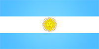 Fahrer Flagge: Argentinien