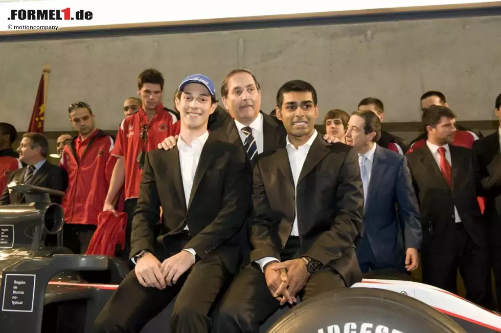 Foto zur News: Bruno Senna und Karun Chandhok