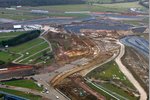 Foto zur News: Arbeiten am neuen Arena-Komplex in Richtung National-Straight