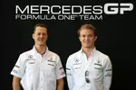 Foto zur News: Michael Schumacher (Mercedes) und Nico Rosberg (Mercedes)