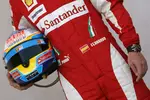 Foto zur News: Helm von Fernando Alonso (Ferrari)