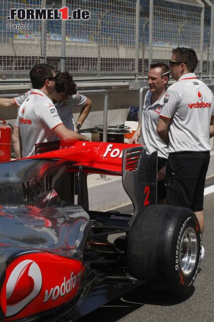 Foto zur News: McLaren: Eine Zigarette zwischendurch...