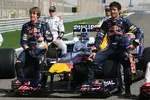 Foto zur News: Sebastian Vettel (Red Bull) und Mark Webber (Red Bull)