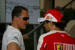 Gallerie: Michael Schumacher (Mercedes) und Felipe Massa (Ferrari)