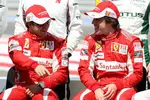 Foto zur News: Felipe Massa (Ferrari) und Fernando Alonso (Ferrari)