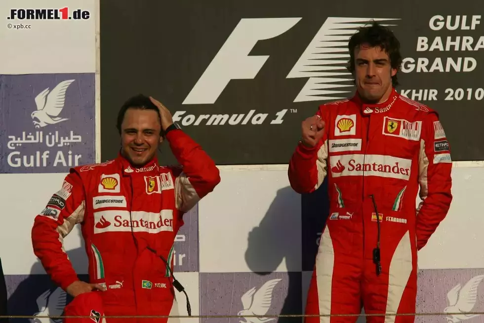 Foto zur News: Felipe Massa (Ferrari) und Fernando Alonso (Ferrari)