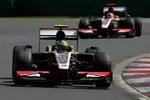 Foto zur News: Bruno Senna und Karun Chandhok (HRT)