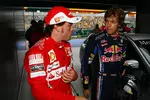 Gallerie: Fernando Alonso (Ferrari) und Sebastian Vettel (Red Bull)