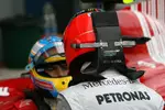 Gallerie: Fernando Alonso (Ferrari) und Michael Schumacher (Mercedes)