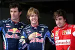 Gallerie: Mark Webber (Red Bull), Sebastian Vettel (Red Bull) und Fernando Alonso (Ferrari)