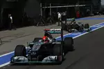 Gallerie: Michael Schumacher (Mercedes) vor Nico Rosberg (Mercedes)