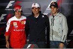 Foto zur News: Spanier unter sich: Alonso, Alguersuari und de la Rosa