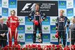 Gallerie: Fernando Alonso (Ferrari), Mark Webber (Red Bull) und Sebastian Vettel (Red Bull)