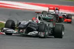 Gallerie: Michael Schumacher (Mercedes) vor Jenson Button (McLaren)