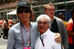 Foto zur News: Mick Jagger und Bernie Ecclestone (Formel-1-Chef)