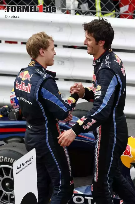 Foto zur News: Sebastian Vettel (Red Bull) und Mark Webber (Red Bull)