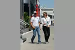 Foto zur News: Michael Schumacher (Mercedes) und Sabine Kehm