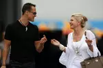 Foto zur News: Michael Schumacher (Mercedes) mit Frau Corinna