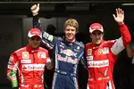 Gallerie: Felipe Massa (Ferrari), Sebastian Vettel (Red Bull) und Fernando Alonso (Ferrari)