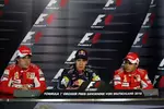 Gallerie: Fernando Alonso (Ferrari), Sebastian Vettel (Red Bull) und Felipe Massa (Ferrari)