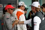 Foto zur News: Lewis Hamilton (McLaren) und Nico Rosberg (Mercedes)