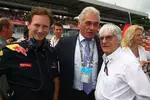 Foto zur News: Christian Horner (Teamchef) und Bernie Ecclestone (Formel-1-Chef)