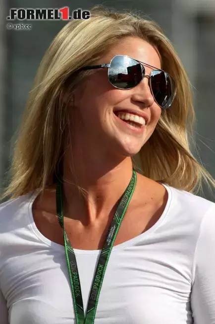 Foto zur News: Isabell Reis, Freundin von Timo Glock (Virgin)