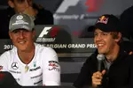 Foto zur News: Michael Schumacher (Mercedes) Sebastian Vettel (Red Bull)