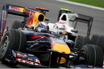 Gallerie: Sebastian Vettel (Red Bull) und Kamui Kobayashi (Sauber)