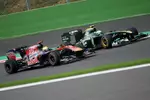 Foto zur News: Jaime Alguersuari (Toro Rosso) und Heikki Kovalainen (Lotus)