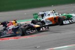 Gallerie: Sebastian Vettel (Red Bull) und Vitantonio Liuzzi (Force India)