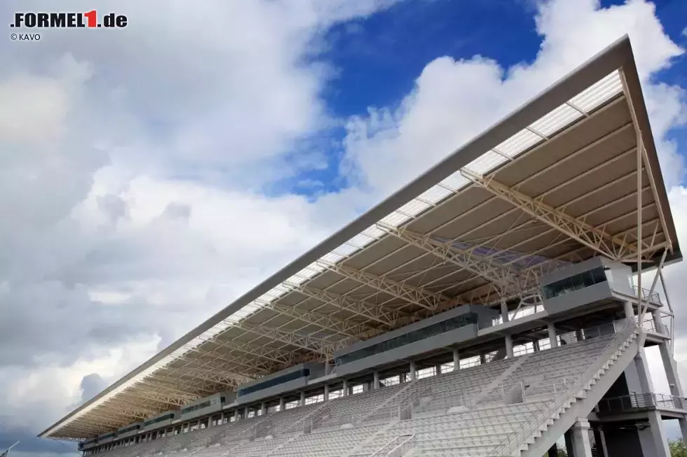 Foto zur News: Südkorea: Die Haupttribüne steht schon seit Monaten