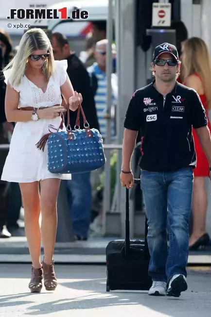 Foto zur News: Timo Glock (Virgin) mit Freundin Isabell Reis