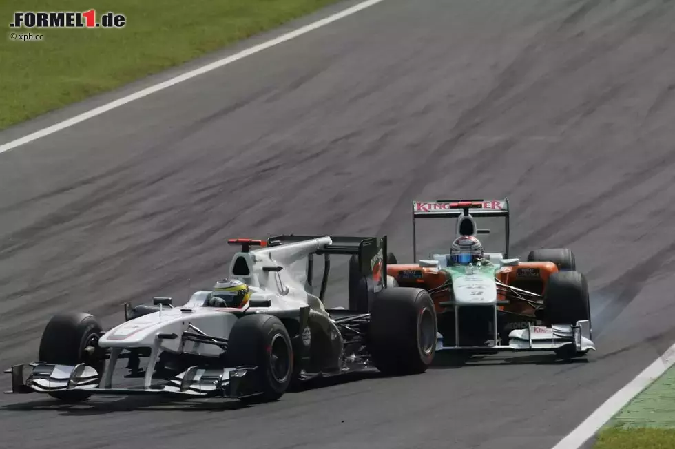 Foto zur News: Pedro de la Rosa (Sauber) und Adrian Sutil (Force India)