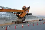 Foto zur News: Unfall bei den Bauarbeiten in Yeongam/Südkorea, aufgenommen am 28. September 2010